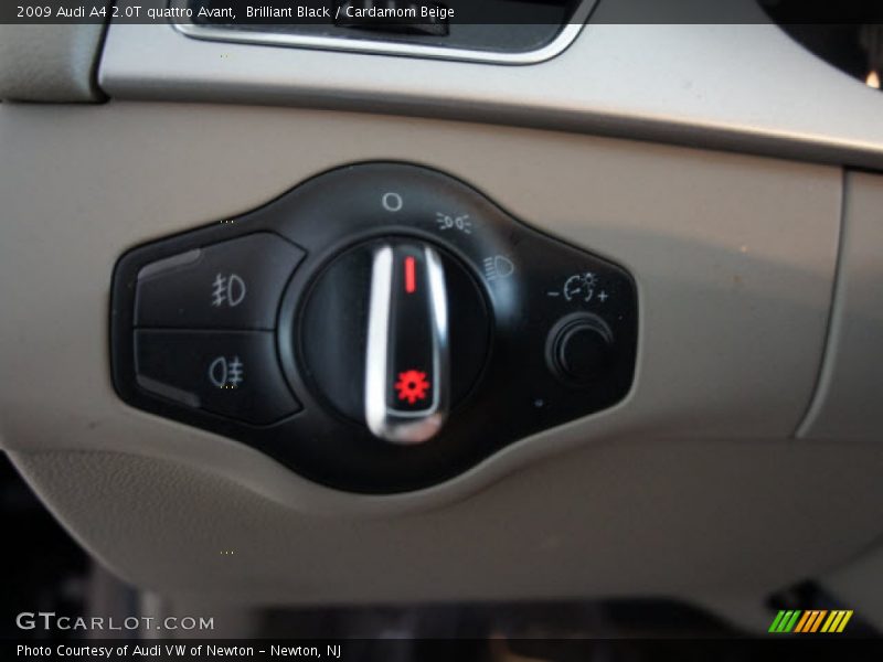 Brilliant Black / Cardamom Beige 2009 Audi A4 2.0T quattro Avant