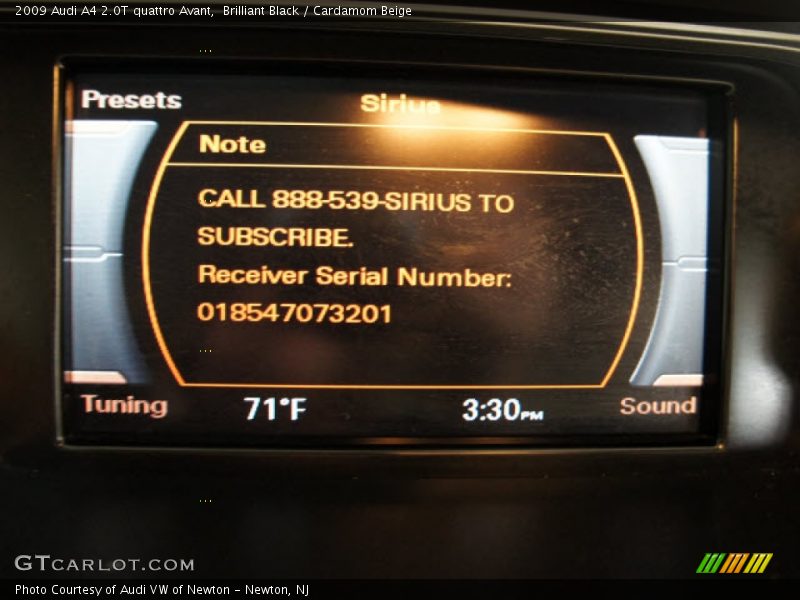 Brilliant Black / Cardamom Beige 2009 Audi A4 2.0T quattro Avant
