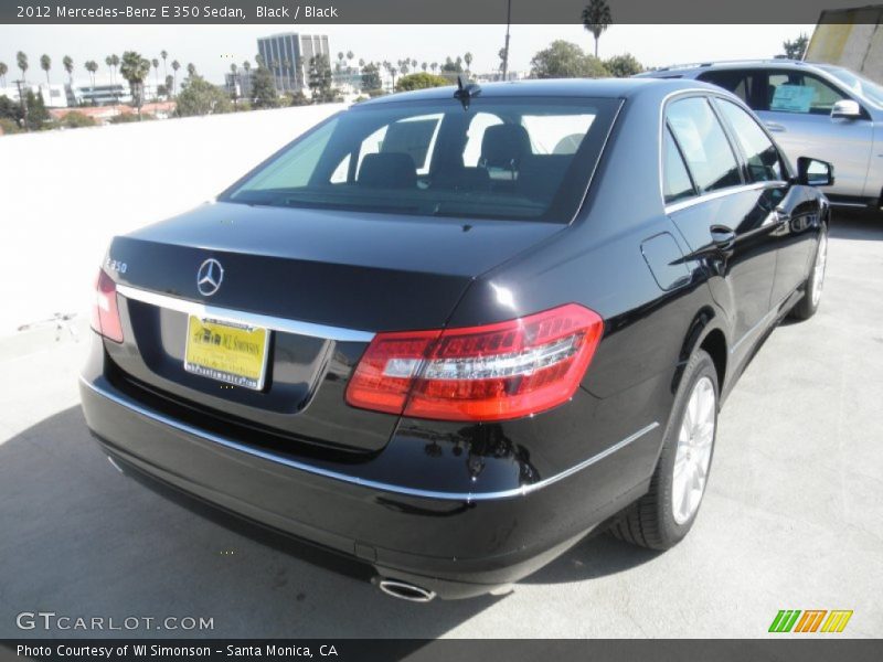 Black / Black 2012 Mercedes-Benz E 350 Sedan