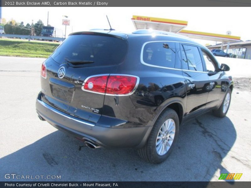 Carbon Black Metallic / Ebony 2012 Buick Enclave AWD