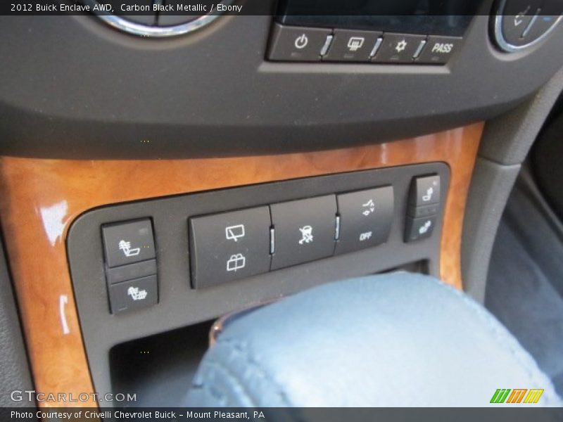 Controls of 2012 Enclave AWD