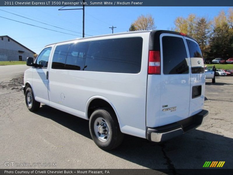 Summit White / Medium Pewter 2011 Chevrolet Express LT 3500 Passenger Van