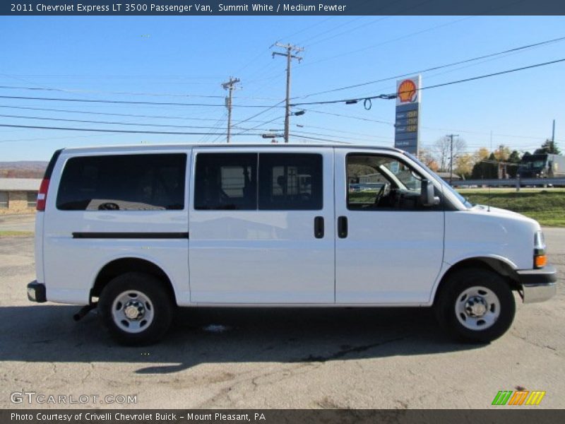 Summit White / Medium Pewter 2011 Chevrolet Express LT 3500 Passenger Van