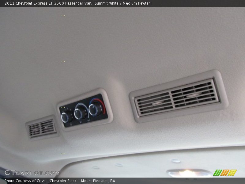 Summit White / Medium Pewter 2011 Chevrolet Express LT 3500 Passenger Van