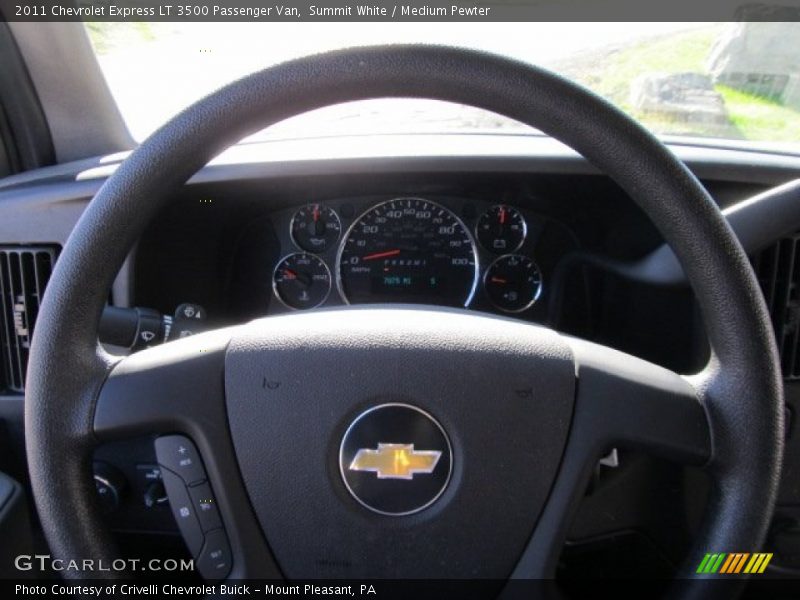 Summit White / Medium Pewter 2011 Chevrolet Express LT 3500 Passenger Van