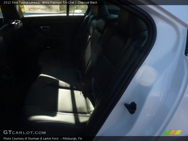 White Platinum Tri-Coat / Charcoal Black 2012 Ford Taurus Limited