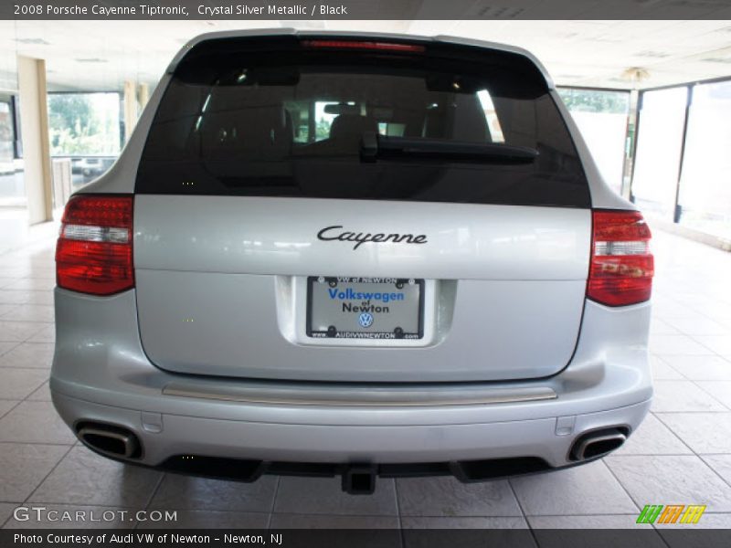Crystal Silver Metallic / Black 2008 Porsche Cayenne Tiptronic