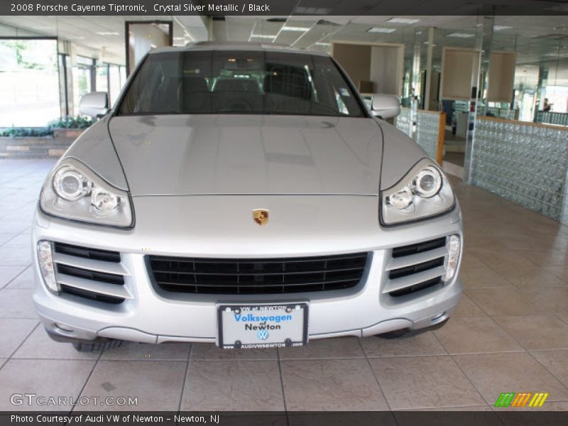 Crystal Silver Metallic / Black 2008 Porsche Cayenne Tiptronic