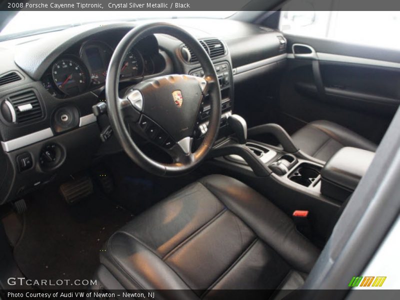 Crystal Silver Metallic / Black 2008 Porsche Cayenne Tiptronic