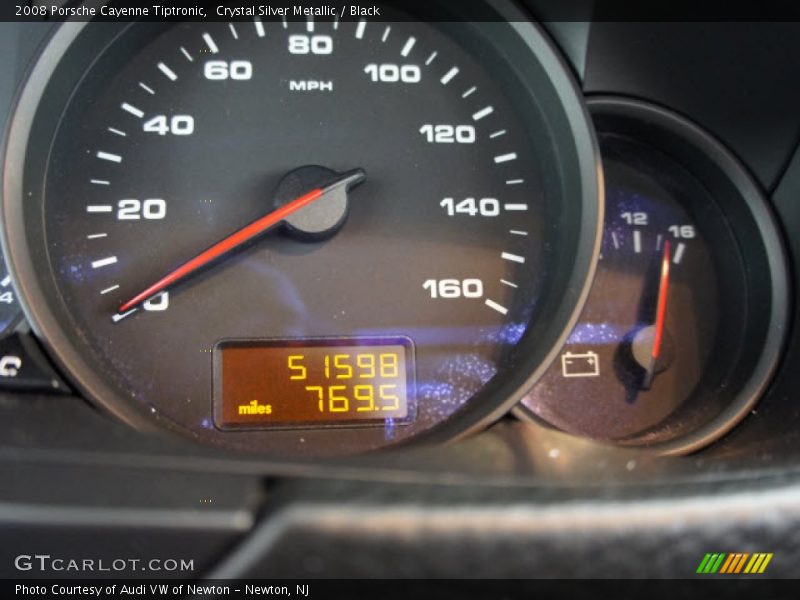Crystal Silver Metallic / Black 2008 Porsche Cayenne Tiptronic