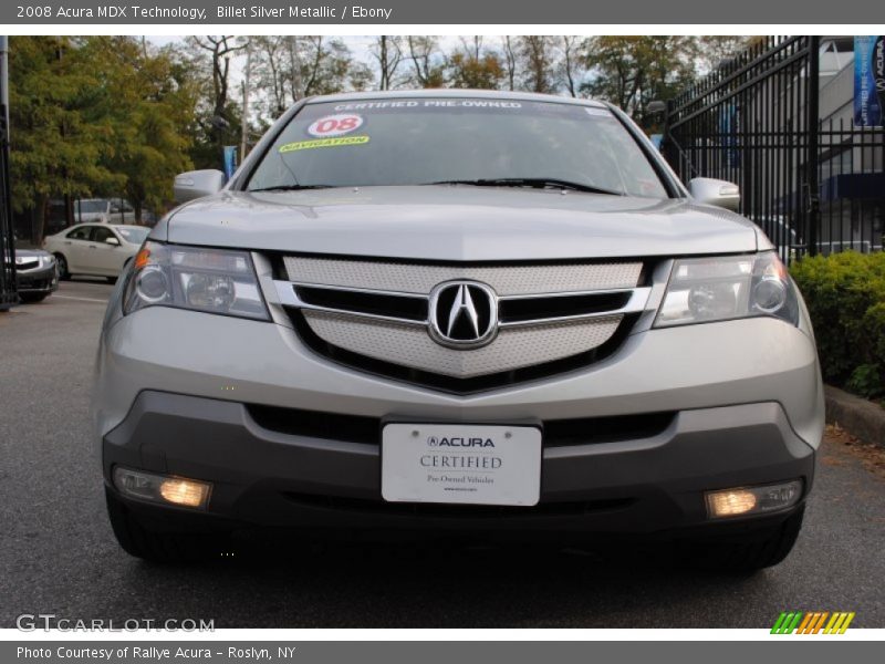 Billet Silver Metallic / Ebony 2008 Acura MDX Technology