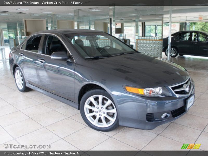 Carbon Gray Pearl / Ebony 2007 Acura TSX Sedan