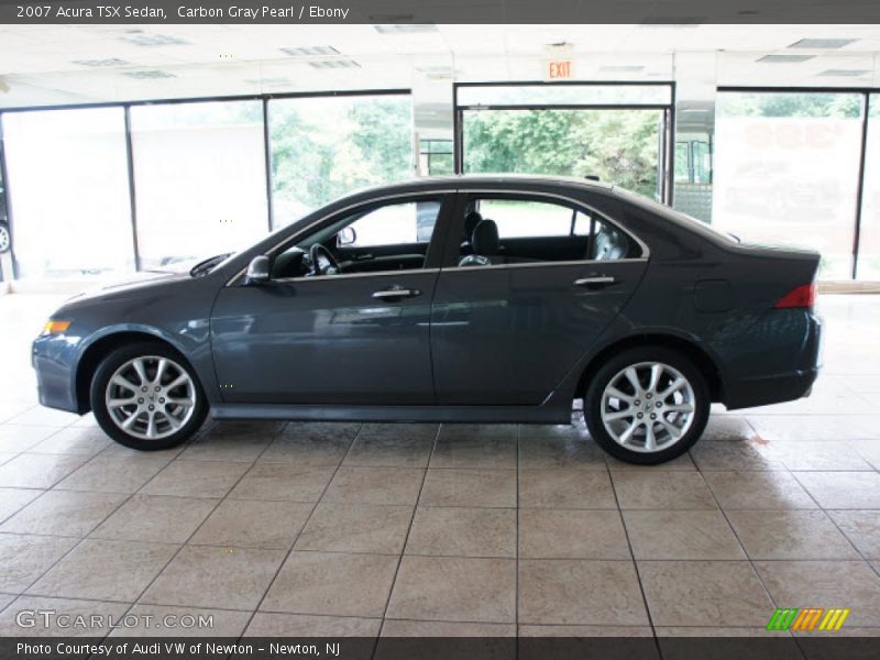 Carbon Gray Pearl / Ebony 2007 Acura TSX Sedan