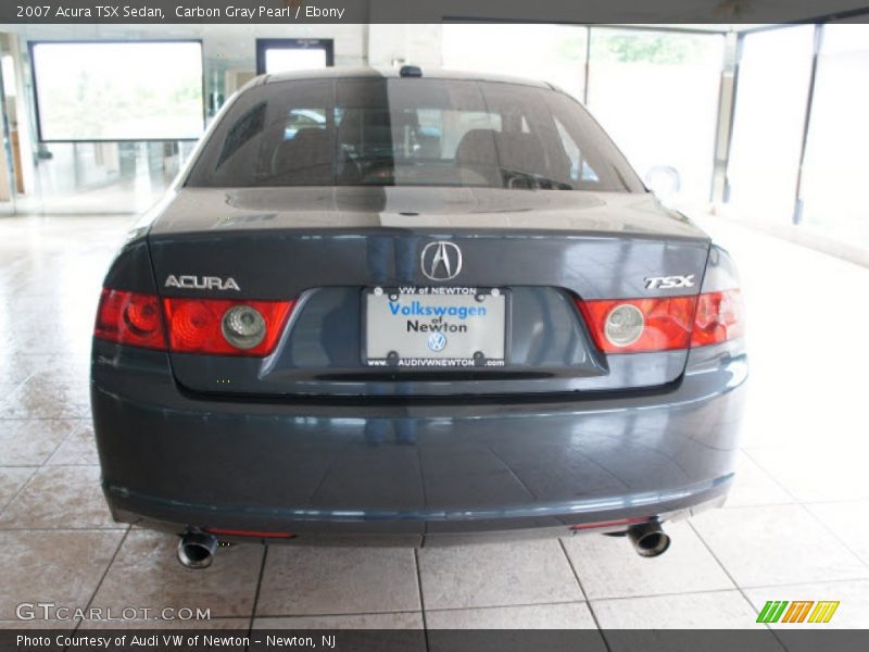 Carbon Gray Pearl / Ebony 2007 Acura TSX Sedan