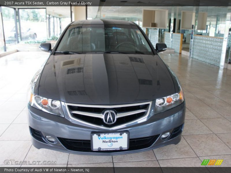 Carbon Gray Pearl / Ebony 2007 Acura TSX Sedan