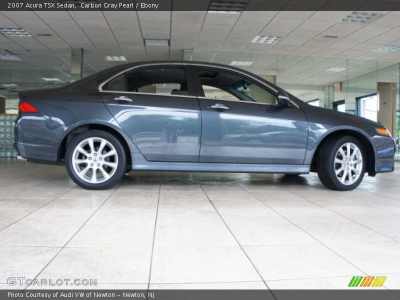 Carbon Gray Pearl / Ebony 2007 Acura TSX Sedan