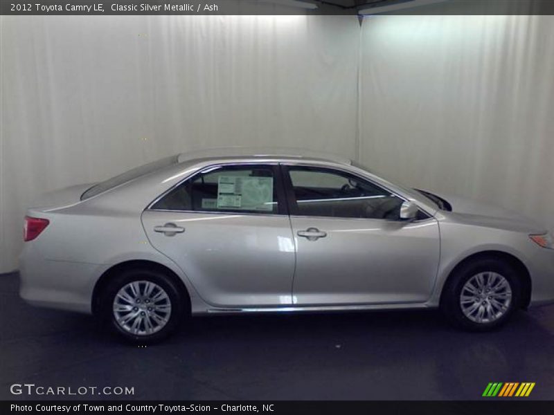 Classic Silver Metallic / Ash 2012 Toyota Camry LE