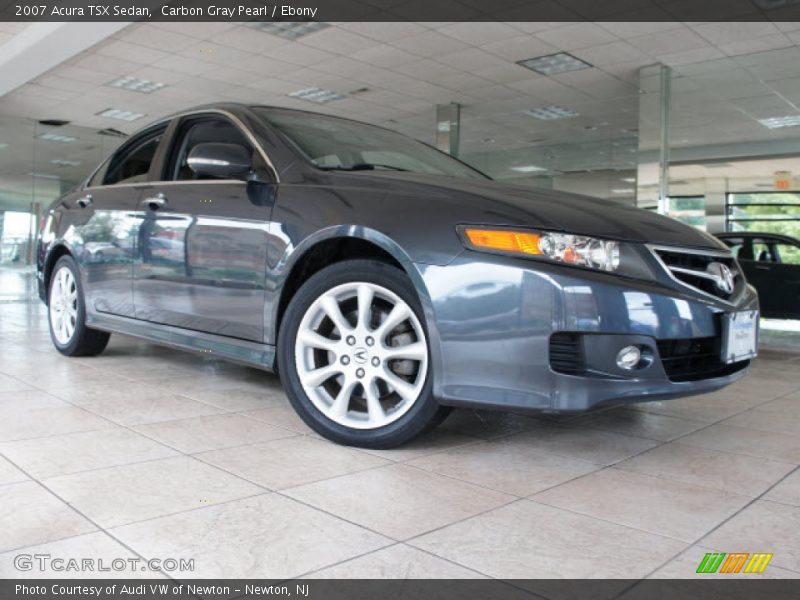 Carbon Gray Pearl / Ebony 2007 Acura TSX Sedan