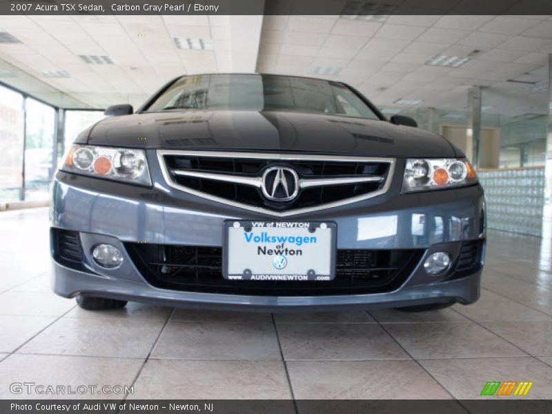 Carbon Gray Pearl / Ebony 2007 Acura TSX Sedan