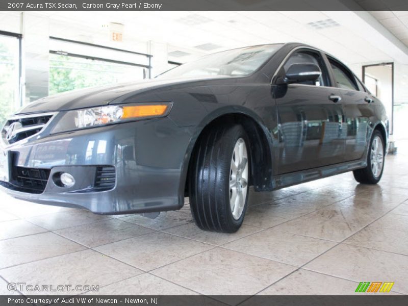 Carbon Gray Pearl / Ebony 2007 Acura TSX Sedan