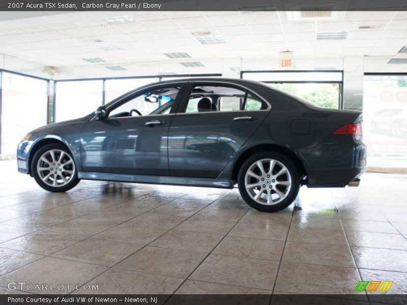 Carbon Gray Pearl / Ebony 2007 Acura TSX Sedan