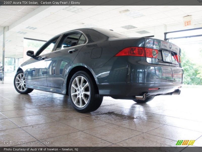Carbon Gray Pearl / Ebony 2007 Acura TSX Sedan