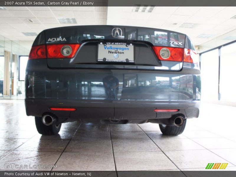 Carbon Gray Pearl / Ebony 2007 Acura TSX Sedan