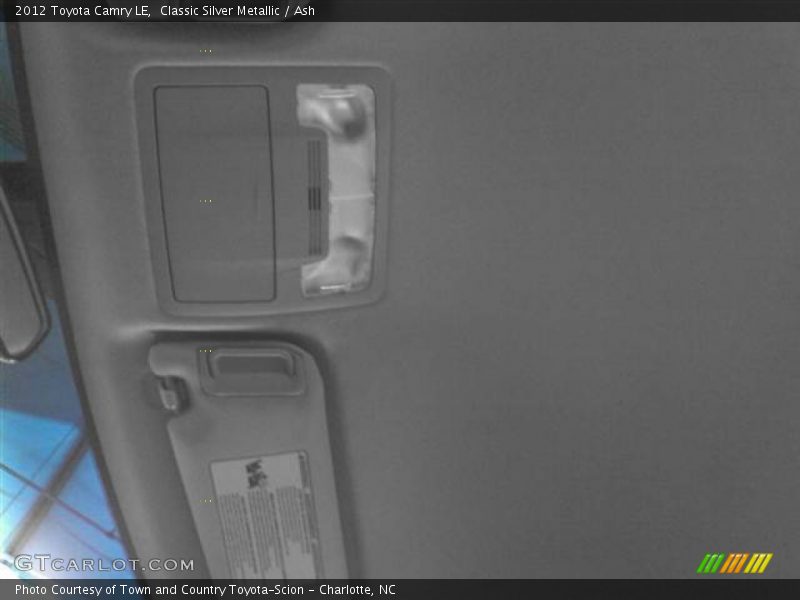 Classic Silver Metallic / Ash 2012 Toyota Camry LE