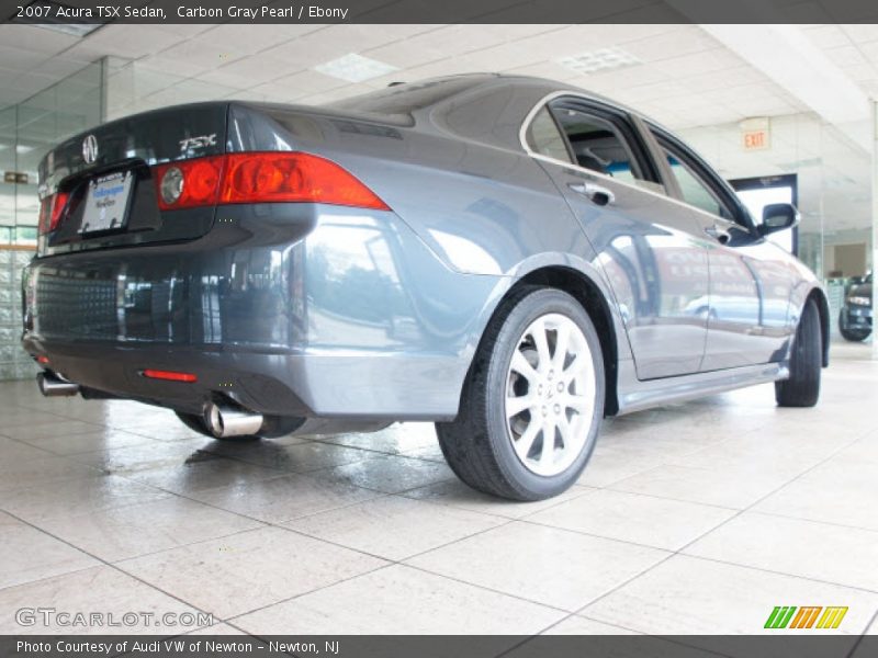 Carbon Gray Pearl / Ebony 2007 Acura TSX Sedan