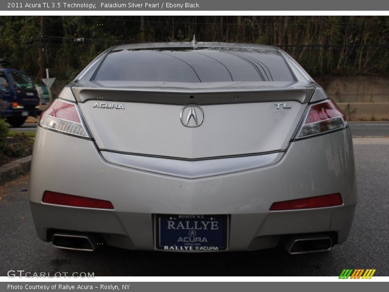 Paladium Silver Pearl / Ebony Black 2011 Acura TL 3.5 Technology