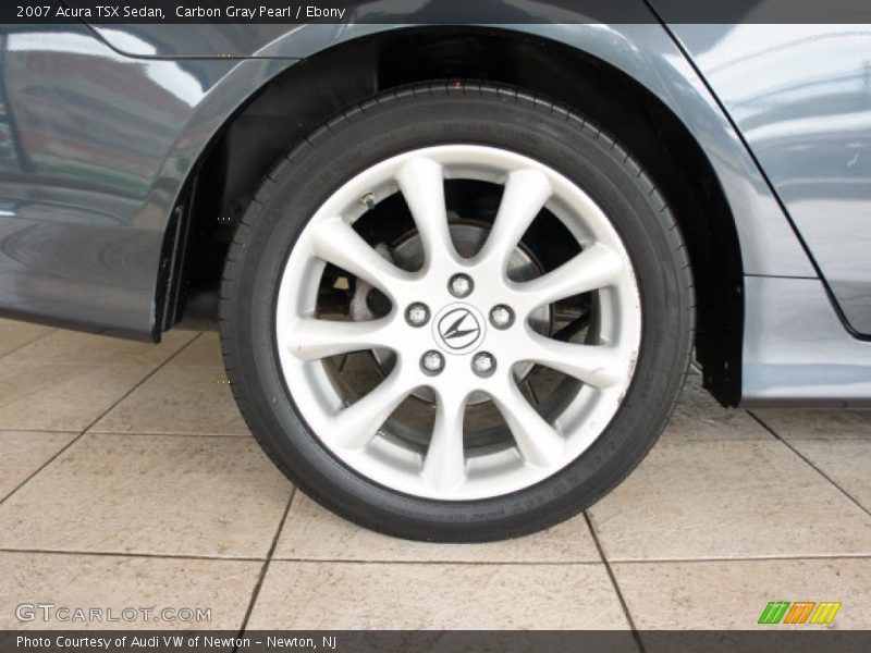 Carbon Gray Pearl / Ebony 2007 Acura TSX Sedan