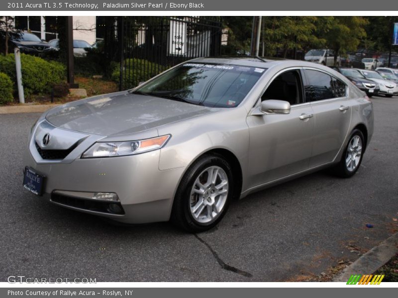 Paladium Silver Pearl / Ebony Black 2011 Acura TL 3.5 Technology