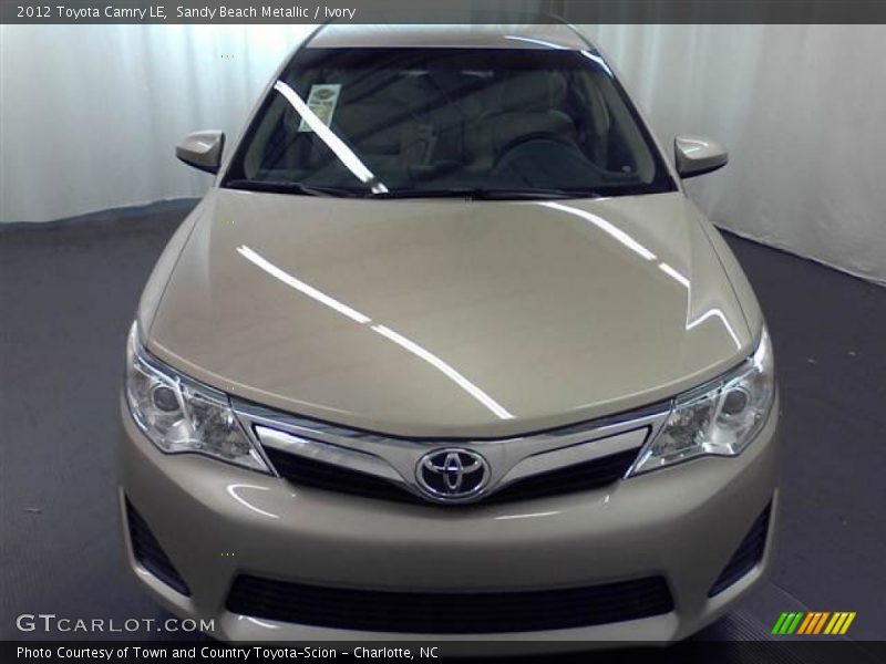 Sandy Beach Metallic / Ivory 2012 Toyota Camry LE