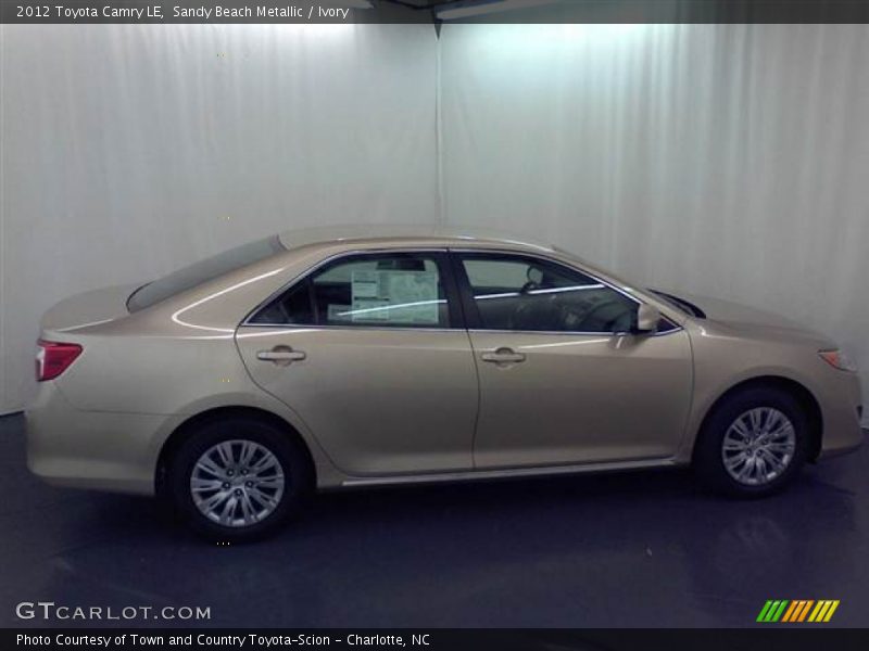 Sandy Beach Metallic / Ivory 2012 Toyota Camry LE