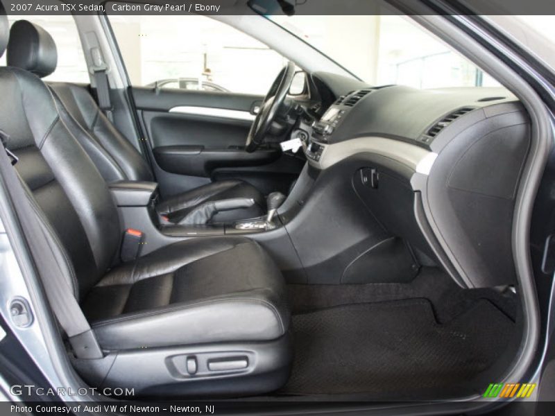Carbon Gray Pearl / Ebony 2007 Acura TSX Sedan