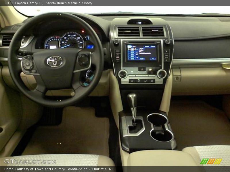 Sandy Beach Metallic / Ivory 2012 Toyota Camry LE
