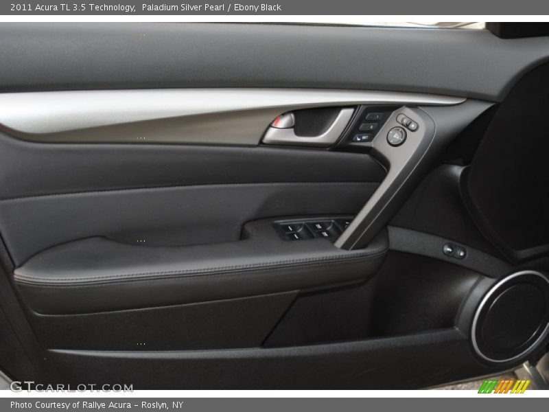 Paladium Silver Pearl / Ebony Black 2011 Acura TL 3.5 Technology