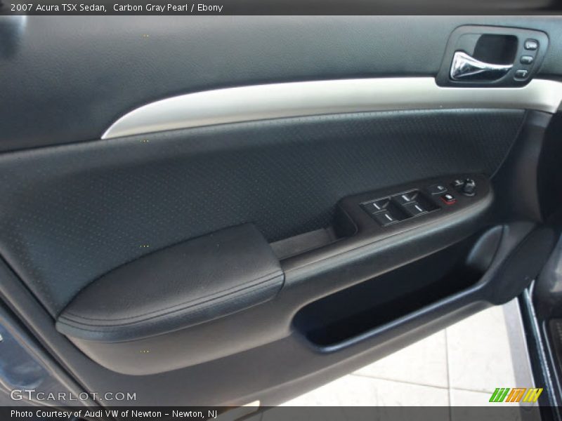 Carbon Gray Pearl / Ebony 2007 Acura TSX Sedan
