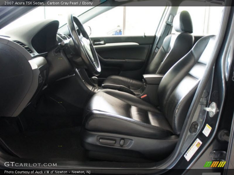 Carbon Gray Pearl / Ebony 2007 Acura TSX Sedan