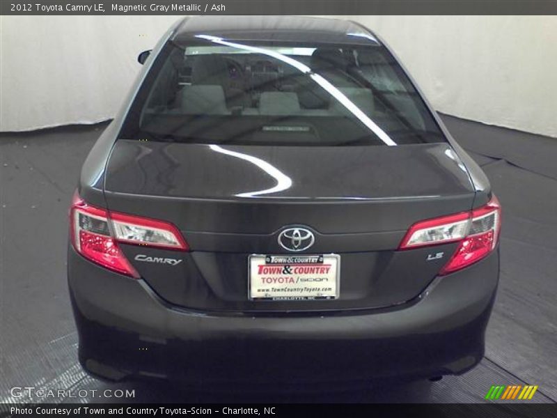 Magnetic Gray Metallic / Ash 2012 Toyota Camry LE