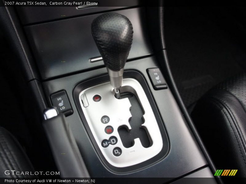 Carbon Gray Pearl / Ebony 2007 Acura TSX Sedan