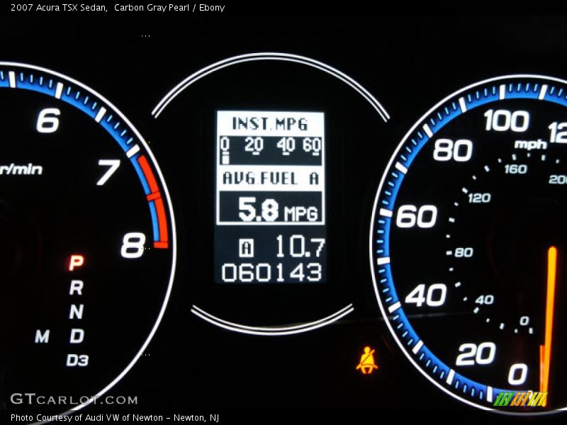 Carbon Gray Pearl / Ebony 2007 Acura TSX Sedan