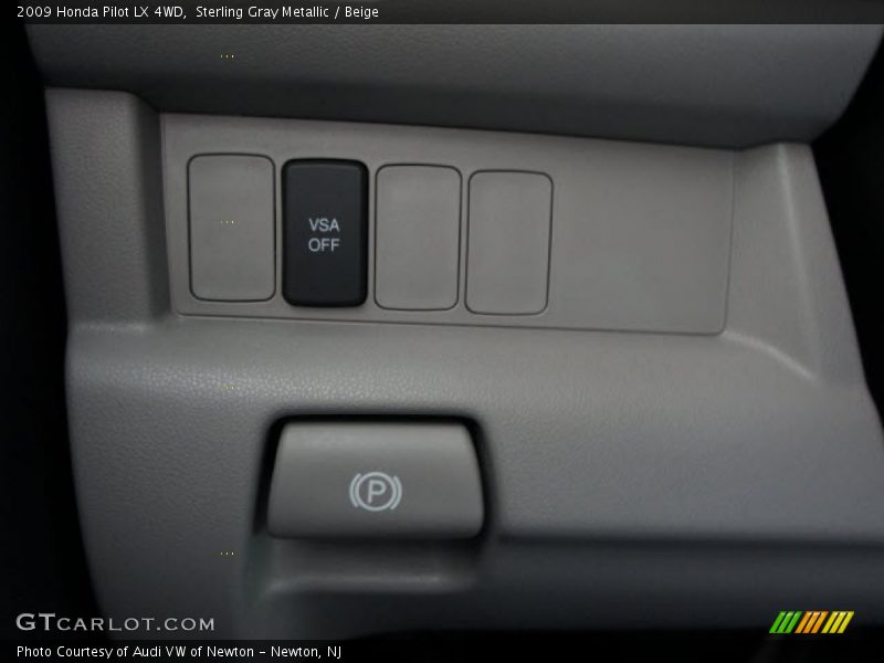 Sterling Gray Metallic / Beige 2009 Honda Pilot LX 4WD