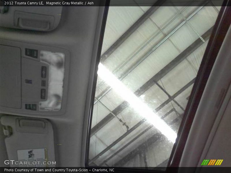 Magnetic Gray Metallic / Ash 2012 Toyota Camry LE