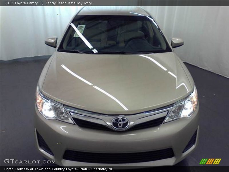 Sandy Beach Metallic / Ivory 2012 Toyota Camry LE