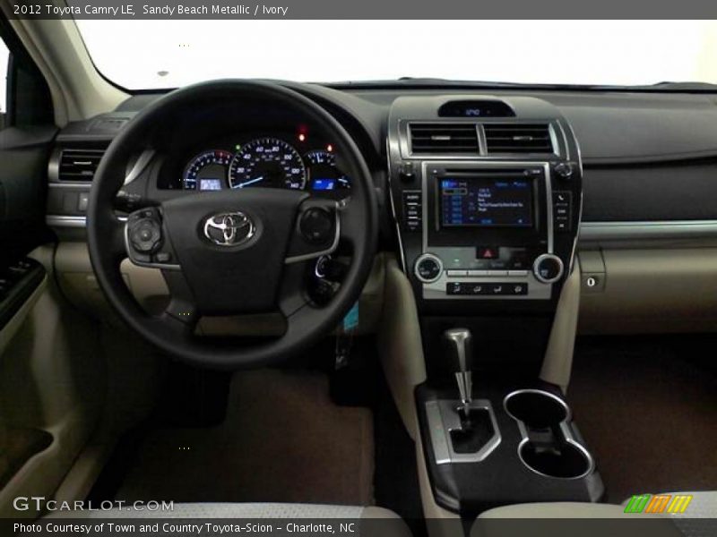 Sandy Beach Metallic / Ivory 2012 Toyota Camry LE