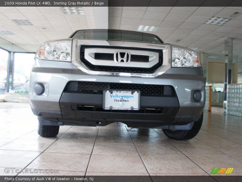 Sterling Gray Metallic / Beige 2009 Honda Pilot LX 4WD