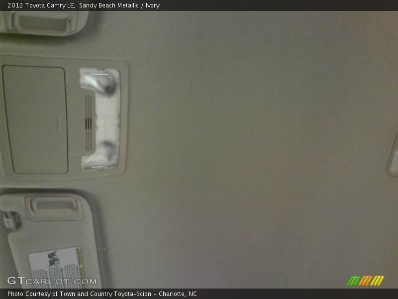 Sandy Beach Metallic / Ivory 2012 Toyota Camry LE