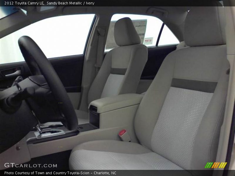 Sandy Beach Metallic / Ivory 2012 Toyota Camry LE