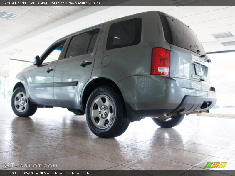 Sterling Gray Metallic / Beige 2009 Honda Pilot LX 4WD